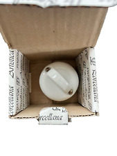 GiGambarelli 00120-GI GAMBARELLI PULSANTE ROTATIVO PORCELLANA 1P 10A 250V BIANCO