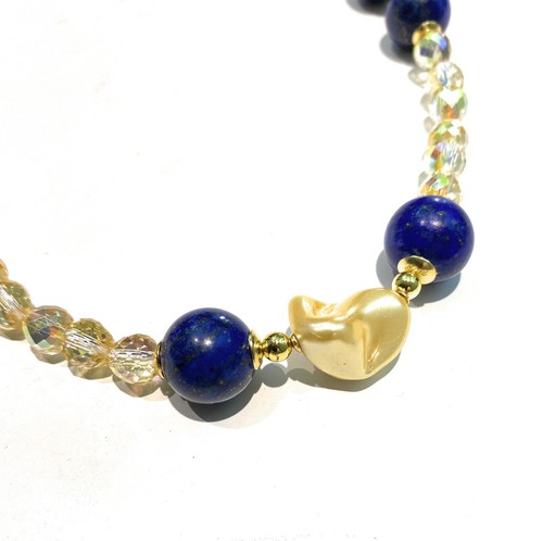 Collana choker lapislazzuli - choker,