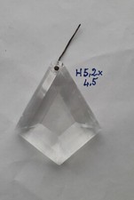 Goccia Cristallo per Ricambio Lampadari Antichi,Decorazioni Prisma H.5,2 cm #12