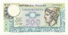 500 LIRE BIGLIETTO DI STATO
