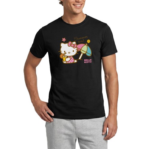 Shirt uomo hello kitty - kitty, sulla