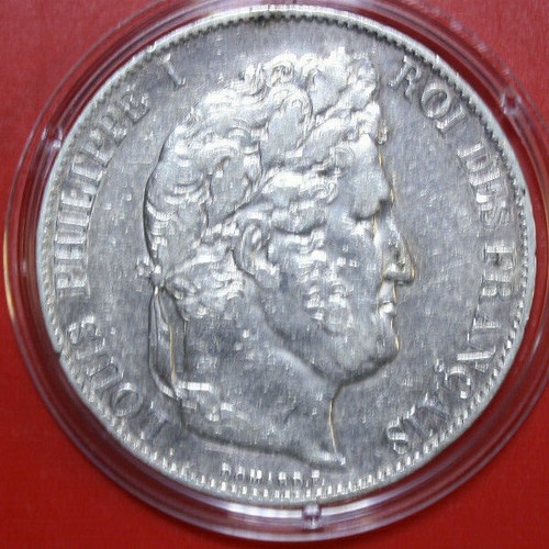 Francia franchi 1847 argento - francia, 5