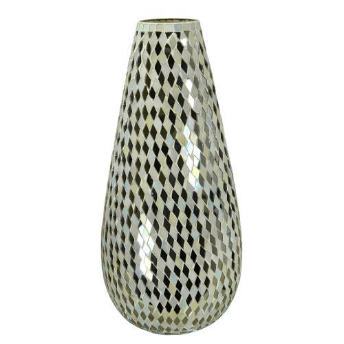 Vetro mosaico fiore vaso - ",