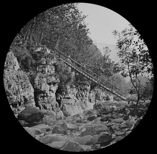 Very early magic lantern slide - early,