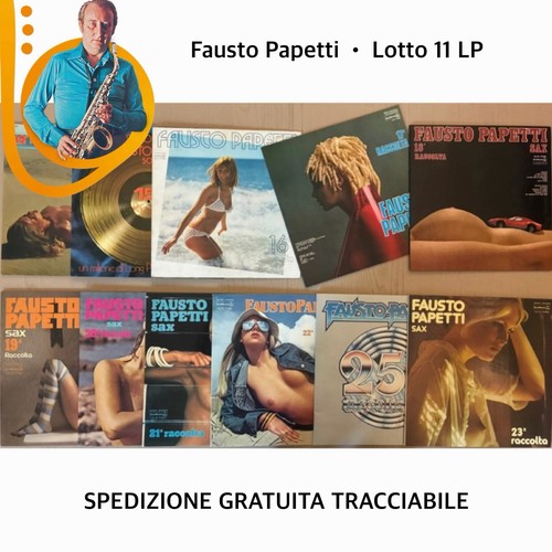 Fausto papetti lotto 11 lp - •,