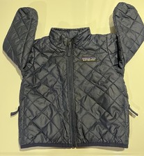 Giacca trapuntata Patagonia Baby Nano Puff full zip 6-12M blu navy