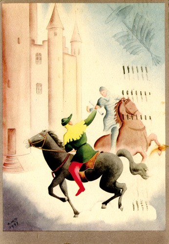 Ala littoria cartolina della - littoria,