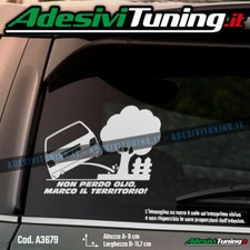 Adesivo Non Perdo Olio, Marco