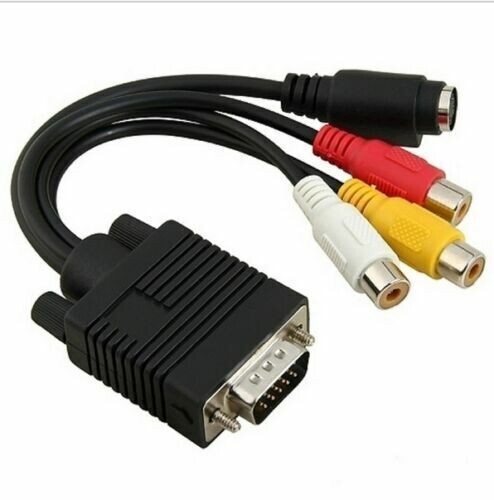 Svga vga rca s - a, 3-rca