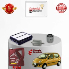 KIT TAGLIANDO 3 FILTRI E OLIO DAEWOO MATIZ 1.0 47KW 64CV DAL 2002 ->