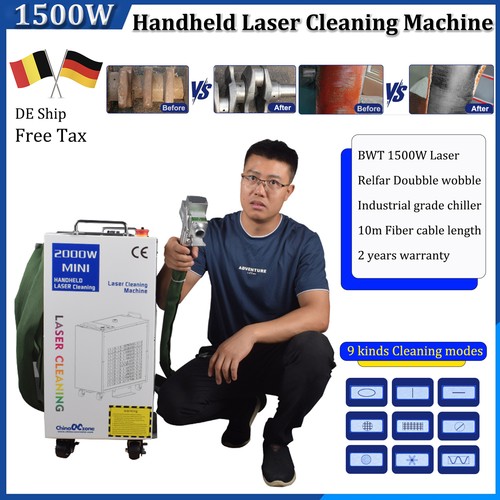 Macchina pulizia laser fibra