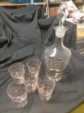 ANTICO SET LIQUORE IN VETRO