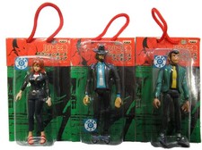 Lotto 3 Figure LUPIN Third Action Pose Fujiko Gigen Lupin BANPRESTO JAPAN