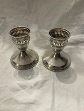 Portacandele pesato argento - portacandele,