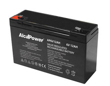 BATTERIA RICARICABILE AL PIOMBO 6V 12Ah PER MOTO MOTOCICLETTA ELETTRICA BAMBINI