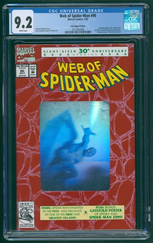 Web spiderman cgc 9 - web, 9.2
