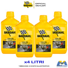 BARDAHL XT4-S C60 10W50 OLIO MOTO 100% SINTETICO 4 TEMPI 4T JASO MA-MA2 4 LITRI