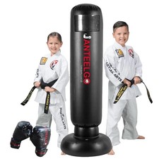 Sacco da Boxe da Terra Bambini con Guantoni da Boxe 150cm Sacco da Box Allena...