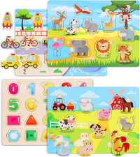 Puzzle Legno Bambini 2 3 -