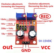 NE555 Duty Cycle and Frequency