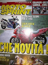 Moto Sprint  N.36  '92:Suzuki GSX-R 1100 e GSX-R 600, Aprilia Climber  FF09