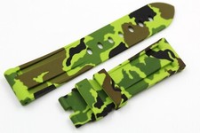 WATCH BAND LUMINOR VERDE LIME MILITARE  SILICONE UNISEX 22-24 mm PROMO