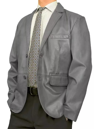Blazer cappotto uomo grigio