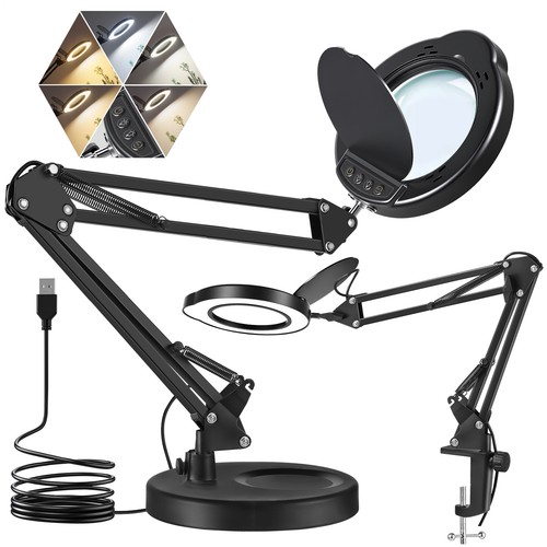 Lente ingrandimento con luce - con,