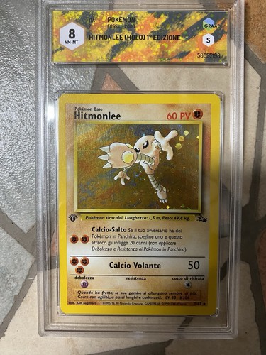 Hitmonlee holo edizione - hitmonlee, 1