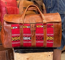 Borsone in pelle marocchina