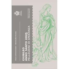 2 euro San Marino 2025 FDC Giubileo Anno Santo 2025 Pellegrini di speranza