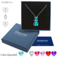 Collana argento Swarovski