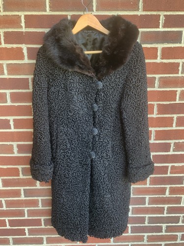 Cappotto pelliccia lana - , di