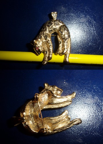 Ciondolo spilla gatto