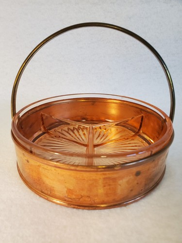 Vintage depression pink glass - vintage,