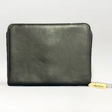 DELL'GA SOTTOBRACCIO / CARTELLA PORTA DOCUMENTI PELLE NERO