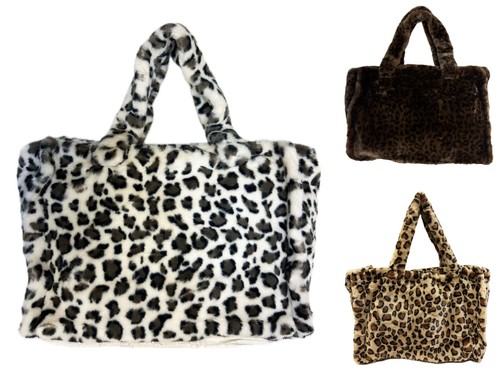Borsa shopper leopardata