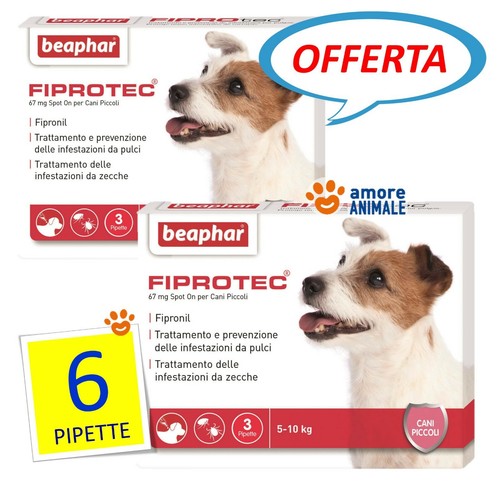 Confezioni beaphar fiprotec - 2,