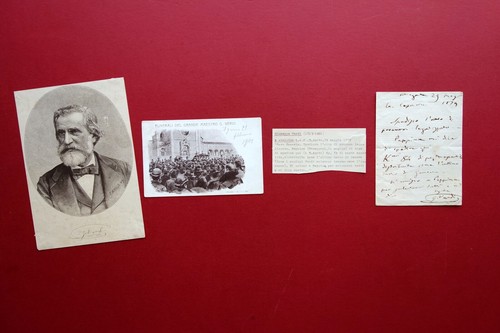 Autografo giuseppe verdi - autografo,