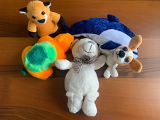 Peluche delfino - tartaruga - cane - volpe - orsetto beige