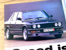 ALPINA B7 TURBO v HARTGE M5 BMW E28 FRAMEABLE CAR MAGAZINE ROAD TEST REVIEW