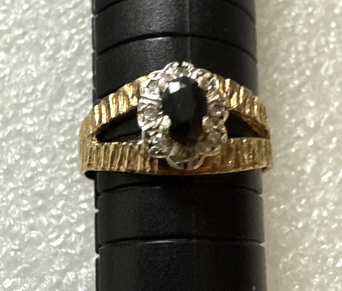 Anello grappolo oro - grappolo, 9