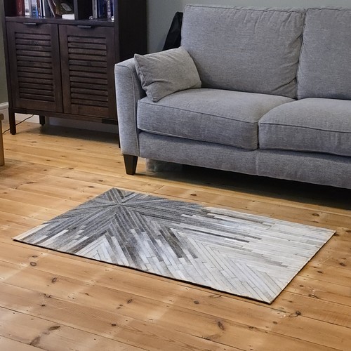 Tappeto patchwork pelle - tappeto,