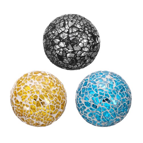3pcs decorative glass balls - 3pcs,