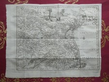 Thomas Salmon Carta geografica del Territorio Padovano 1751 Padova