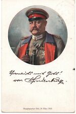 prs 44 PAUL von HINDENBURG (1847-1934) - Politico e generale tedesco -  VG FP