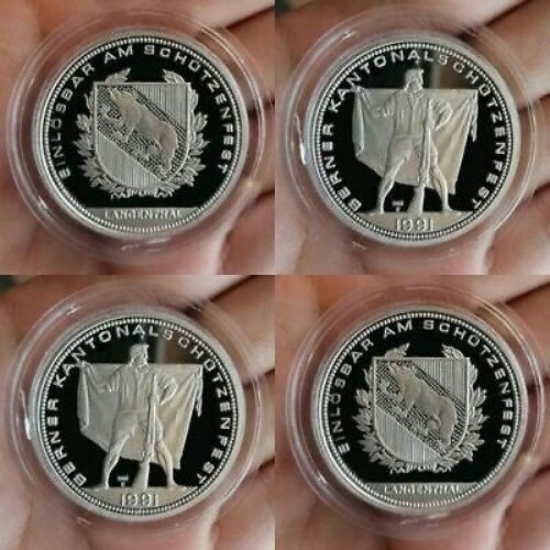Svizzera franchi 1991 proof - franchi,