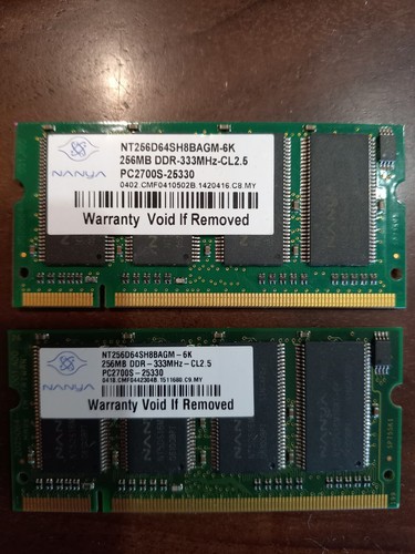 Ram ddr pc2700s 333 - 333, mhz