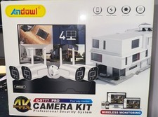 KIT VIDEOSORVEGLIANZA WIRELESS DVR NVR 4 CANALI 4 TELECAMERA WIRELESS VGA E HDMI