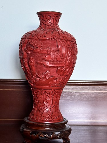 Antico vaso medio - , cinabro